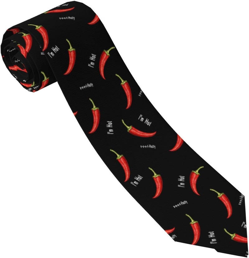 Yilad Tie for Men and Boy Novelty Fun Full Print Men's Necktie Skinny Fashion Narrow Wide - Image 1